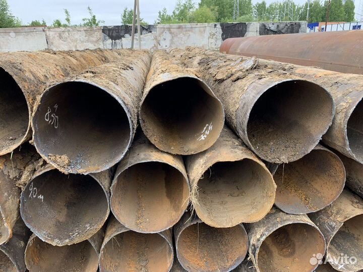 Труба для канавы б/у диаметр 530мм стенка 7.5 мм