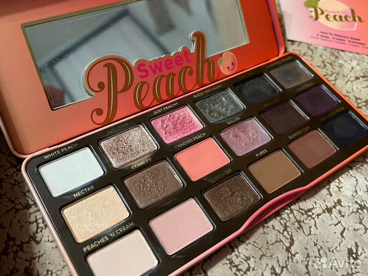Палитра теней Too Faced Sweet Peach