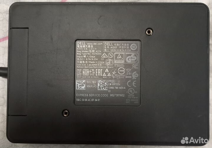 Док станция dell k17A