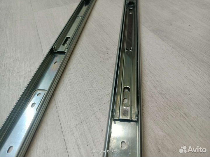 Роликовые направляющие для ящиков 500мм