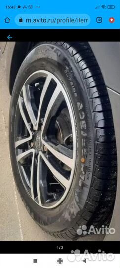 Литые диски r16 5x114 3 kia