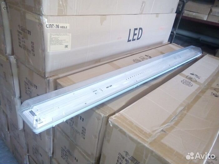 Светильник дсп 36Вт (аналог лсп) IP65 без ламп