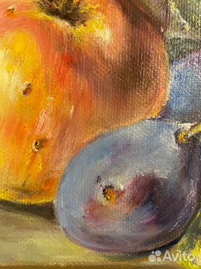 Картина маслом натюрм.20*30 см,в старинной технике