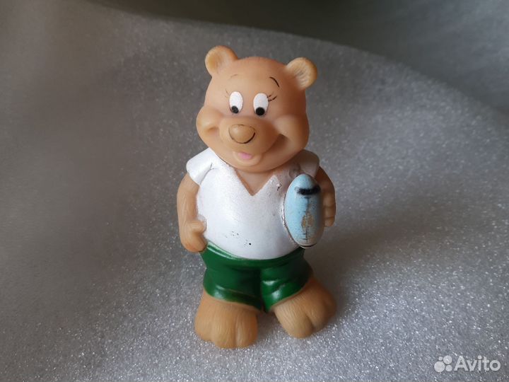 Резиновая игрушка медведь американский футбол