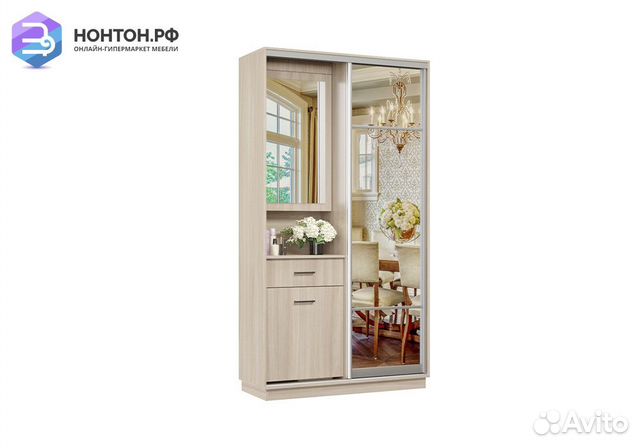 Прихожая-купе Агена мини ясень шимо светлый