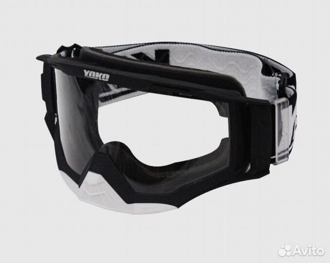 Кроссовый шлем Yoko Two + Очки Yoko Tre