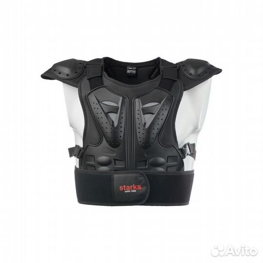 Моточерепаха starks Vest Armor Kids (Чёрный) (M)