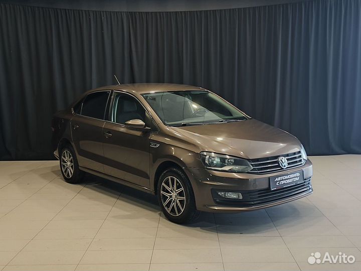 Volkswagen Polo 1.6 AT, 2015, 144 273 км