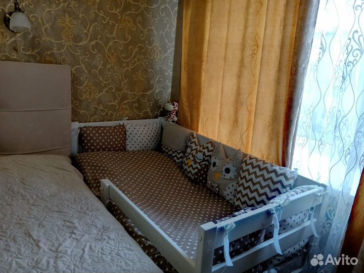 Детская кровать от 2 лет с бортиками