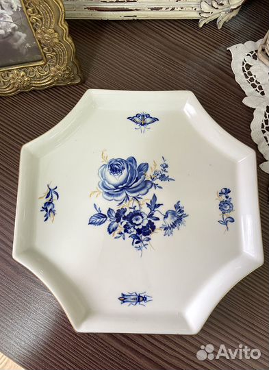 Тарелки немецкой мануфактуры Meissen