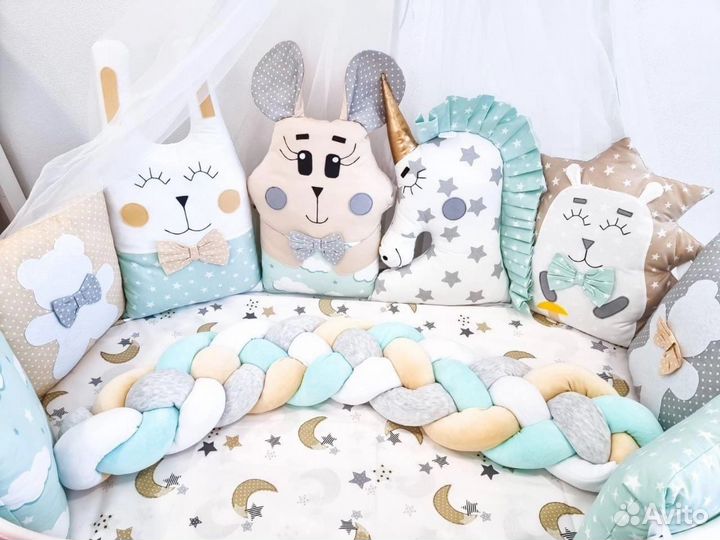 Бортики в кроватку