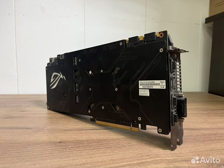 Видеокарта asus Strix 1070 8gb