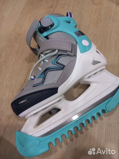 Коньки детские раздвижные 32-35 размер