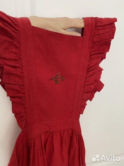 Фартук льняной