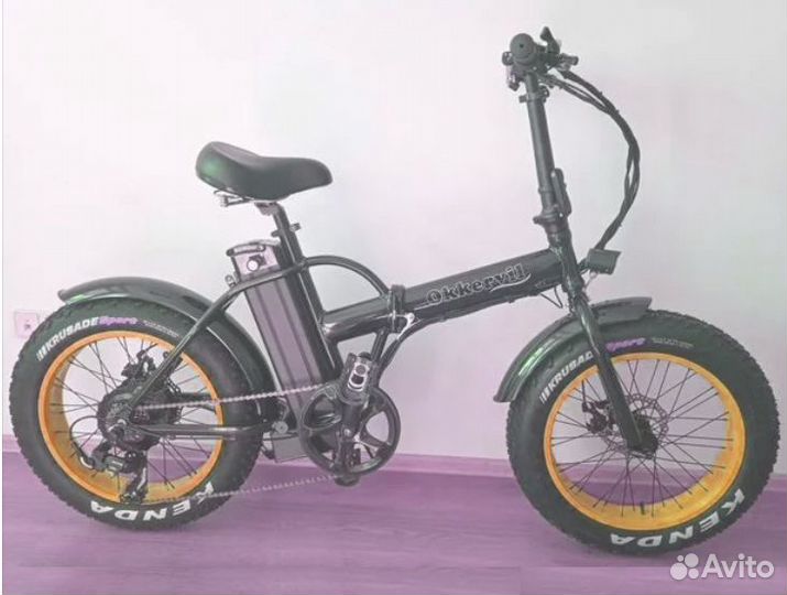 Электровелосипед 500W Crosscountry 7 ск. складной