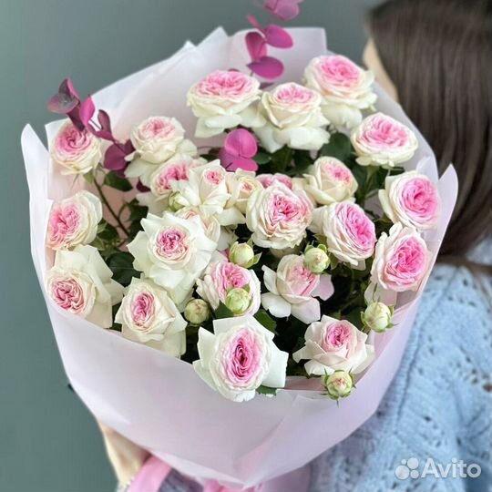 Букет с диантусами 