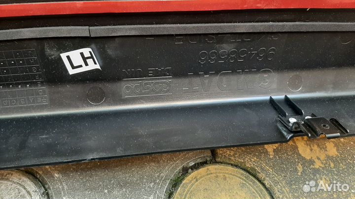 Пороги Lacetti wtcc 96838726