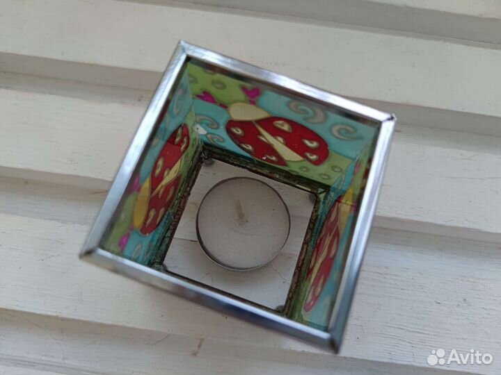 Подсвечник витраж