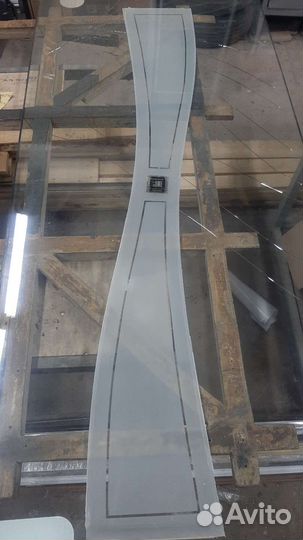 Стекло для межкомнатной двери бу