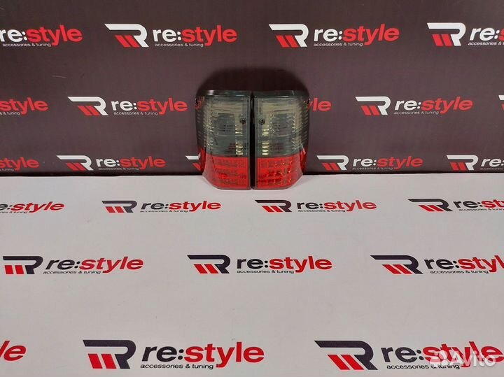 Фонари задние Nissan Patrol 60 Красно-Черные Диод