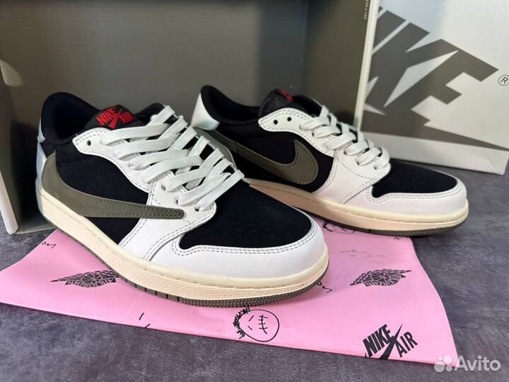 Кроссовки Travis Scott x Air Jordan 1 Low OG Rever