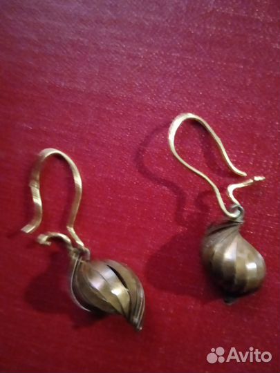 Серьги винтажные
