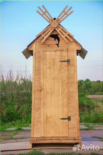 Уличный туалет с установкой Д525