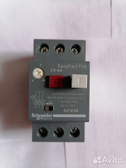 Автомат защиты двигат.Schneider Electric 2.5-4 A