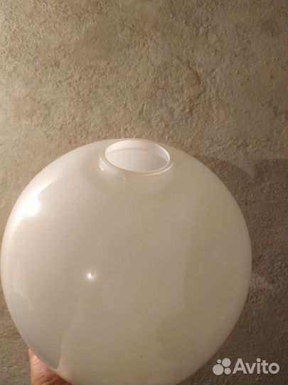 Новые плафоны СССР большие белое матовое стекло