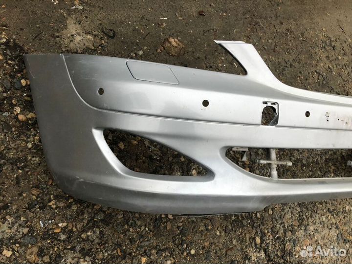 Бампер w221 передний Mercedes дорест