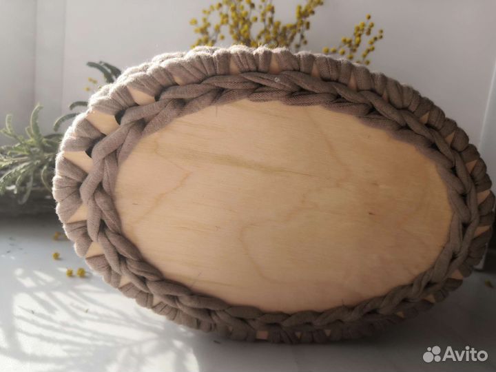 Корзины из трикотажной пряжи