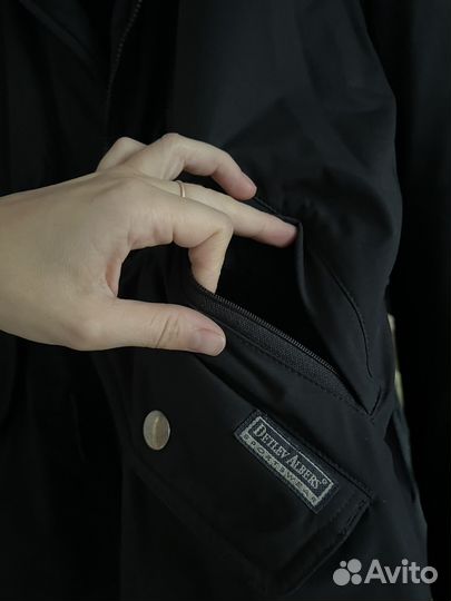 Винтажная куртка парка утепленная