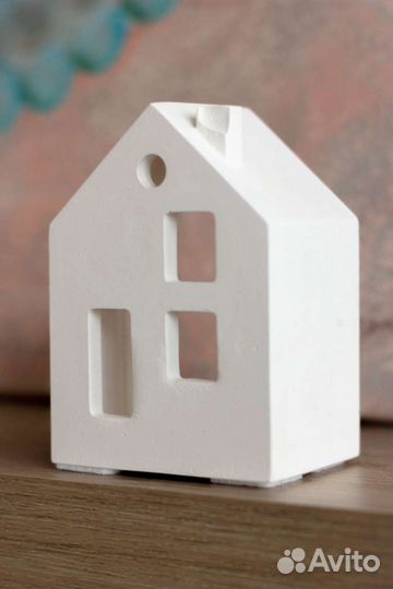 Сканди Домик подсвечник ручная работа