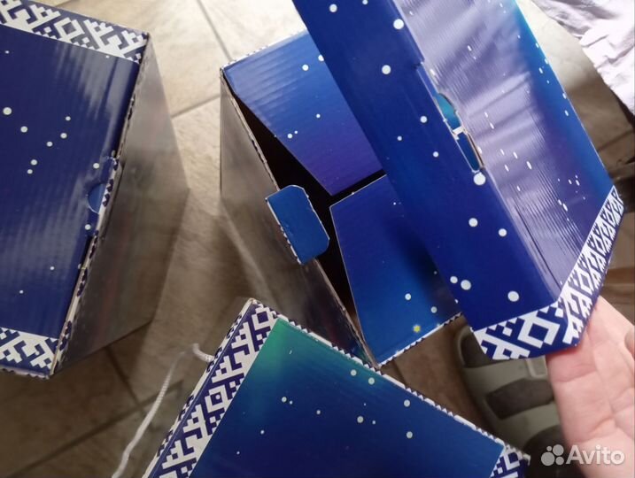 Подарочная коробка новый год