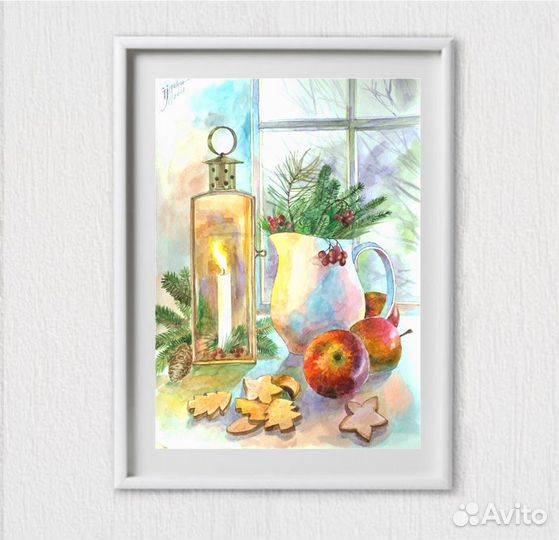 Картина акварелью 