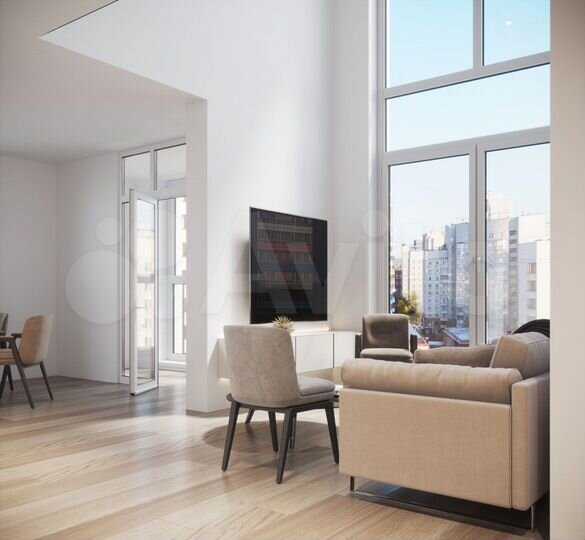 1-к. квартира, 58,1 м², 4/9 эт.