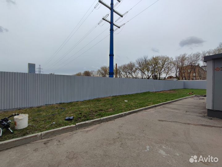 Покраска забора