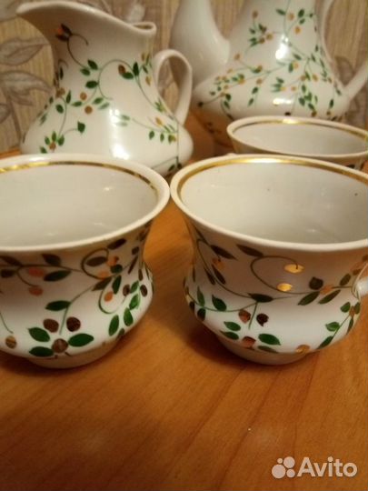 Кофейный сервис Березка из СССР