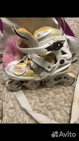 Роликовые коньки детские раздвижные