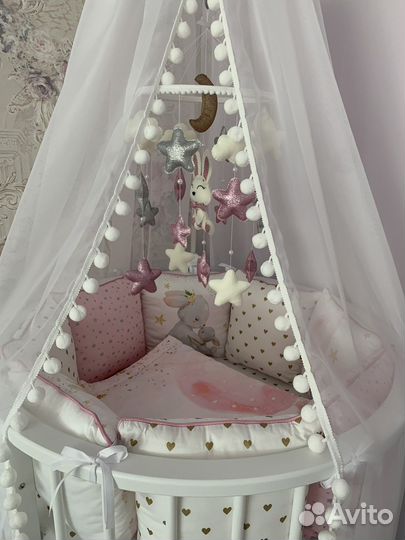 Бортики в детскую кроватку