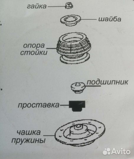 Проставки для увеличения клиренса передние KIA