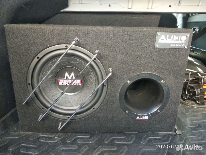 Сабвуфер Audio System M 12 BR + Усилитель swat