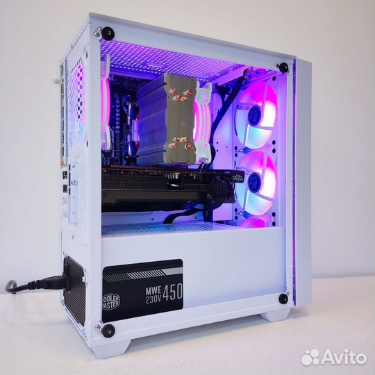 Игровой пк Ryzen 5600 + RX 6600XT 32 RAM 1tb SSD