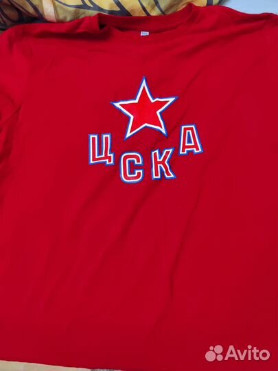Футболка сувенирная хк цска