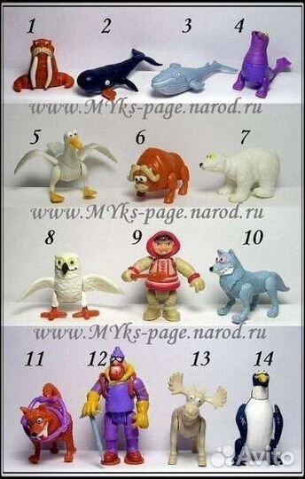 Серии микки маус, викинги, Крезизоо и др