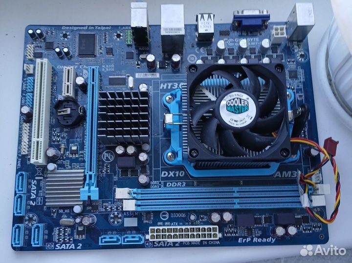 Материнская плата с процессором