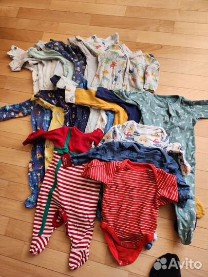 Детские вещи пакетом на мальчика 1-3 мес