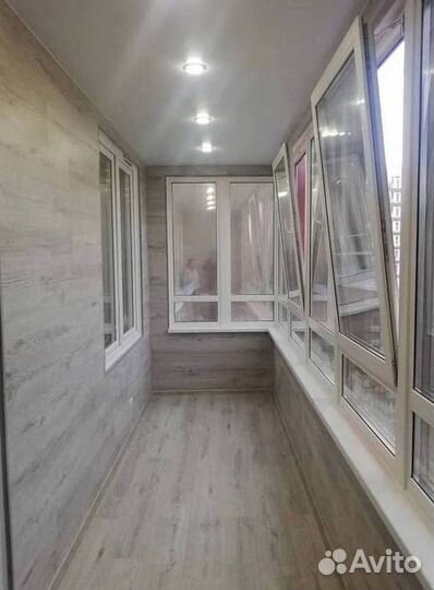 Остекление окон и балконов пвх