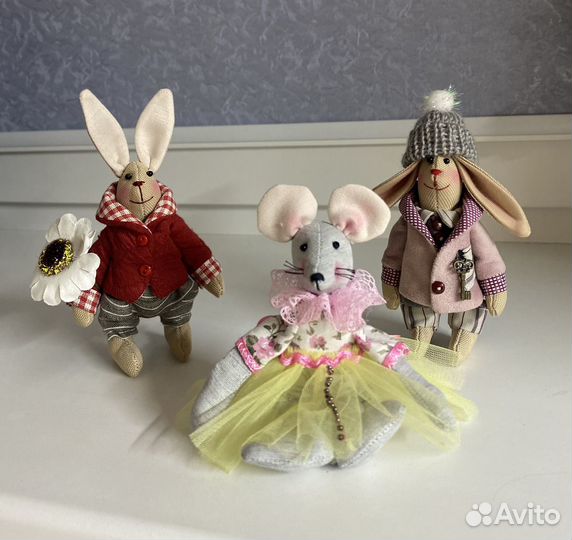 Текстильные Игрушки ручной работы