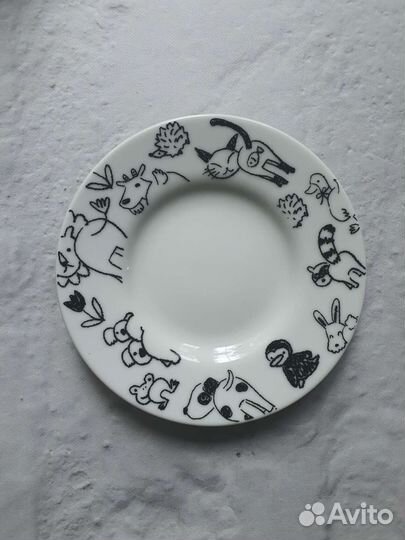 Фарфоровый набор для эспрессо новый